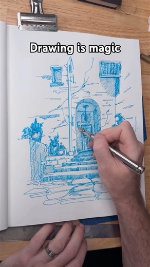 30 minute drawing in 13 seconds.