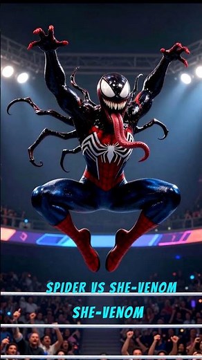 SpiderMan vs She Venom: Who Wins ? #shorts #film #history #movie