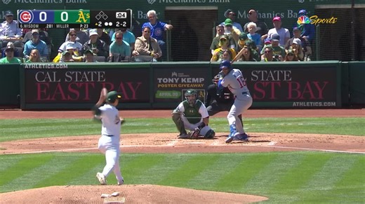 Patrick Wisdom strikes out swinging.