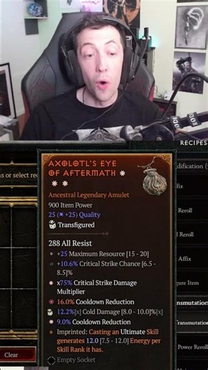 Diablo 4 - Biggest Crafting Mistake of My Life