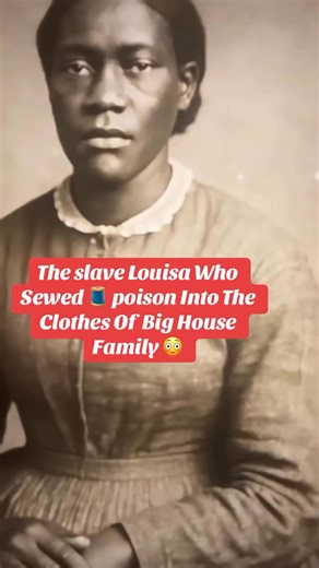 2K views · 35 reactions | The enslaved lady name Louisa who sewed poison into the clothes of her slave master household. #History #blackhistory #BlackHistoryMonth | Typical African | Facebook