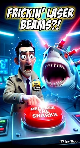 Release The Sharks: A Spy's Worst Nightmare!