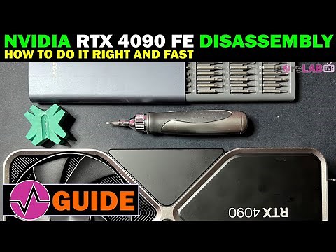 NVIDIA GeForce RTX 4090 Founders Edition correctly disassembled – Guide for water cooling rebuilders