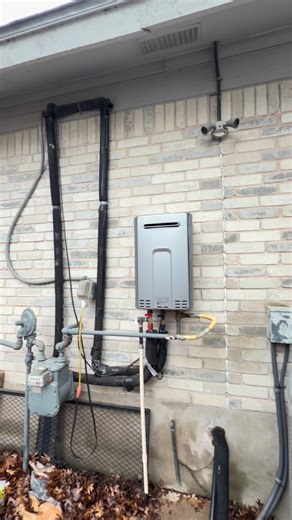 Freezing weather Advice for Exterior Tankless Units (common in the South!) What did I miss here? This applies to exterior units inside of a recessed cabinet too. If you’re building new I’d highly recommend Not mounting a tankless outside. #freezing | Risinger Build