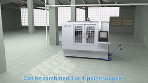 Amarite 360°Rotation Machine Skate,8800 lb Capacity,Heavy Duty Machinery Mover Dolly, Machinery Skates Rollers Alloy Steel