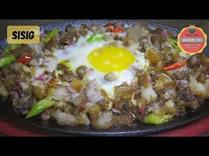 Savory Sizzling Sisig Recipe/Crispy Pork Sisig with Egg
