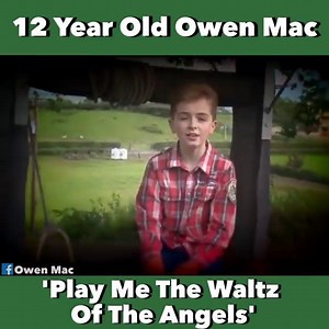 8.8M views · 180K reactions | Amazing 12 year old Owen Mac from Co Derry with his heartfelt version of 'Play Me the Waltz of the Angels' ❤️ | The Irish Post | Facebook