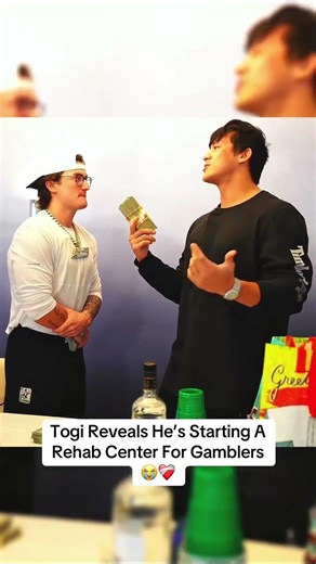 Togi Reveals He’s Starting A Rehab Center For Gamblers 😭❤️‍🩹 #fyp #togi