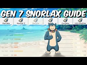 Competitive Snorlax Guide - Best Gen 7 Movesets + VGC 2017 Usage!