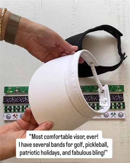 From the comfort to the interchangeable bands that match every outfit, our visors have been winning over golfers, tennis and pickleball players since 2010! If you’ve been on the fence, consider this your sign to treat yourself to your favorite new visor! Create your perfect visor + band combinations at visorversa.com! #golf #womengolf #ladiesgolf #pickleball #tennis | Visor Versa | Facebook