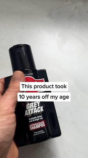Say goodbye to harsh dyes—tackle greys your way. 🆕 Alpecin Grey Attack Shampoo’s colouring darkens new and first greys gradually with every wash. Apply to scalp and leave for 2–5 minutes daily (adjust the time within this range to achieve your desired level of darkening). See gradual, natural results and stronger hair in just 2–4 weeks. Available now at Takealot. #StrongerDarkerHairSA #CaffeinePowerSA | #AlpecinGreyAttackSA utilises DHI, a natural pigment precursor, which reacts with air to cre