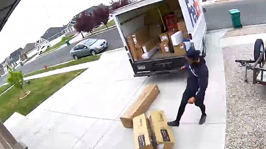 44K views · 241 reactions | A FedEx driver was caught on camera dropping and kicking packages before he left them scattered in the middle of the driveway and drove off. STORY: https://bit.ly/2BfYp5H | LOCAL 12, WKRC-TV | Facebook