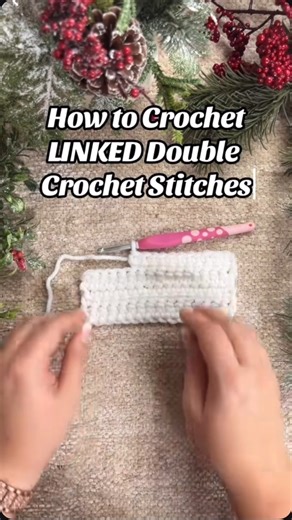 10K views · 117 reactions | Learn how to Crochet Linked Double...