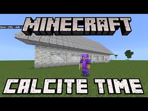 Building with calcite in Minecraft!