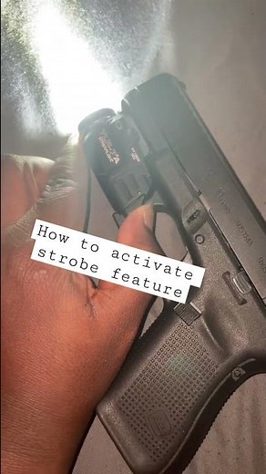 Activate strobe feature on Streamlight TLR-7A