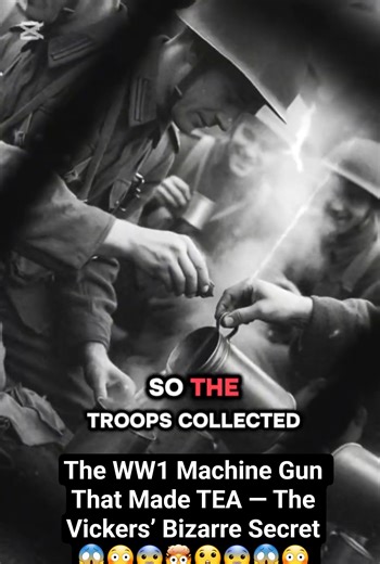 The WW1 Machine Gun That Made TEA — The Vickers’ Bizarre Secret😱😳😨🤯😲😨😱😳 #historyshorts