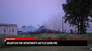 9.1K views · 79 reactions | Multiple volunteer fire departments fought a barn fire in Seneca County. Around 8 PM on Monday, smoke from the fire was visible as far away as Helena in Sandusky County. Fortunately, no injuries occurred, and no animals were involved. Our local volunteer fire department is seeking new volunteers. If you are interested in joining, please reach out. | Scanner Media | Facebook
