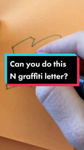 Can You Do This N Graffiti Letter?