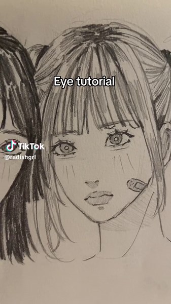 This is so badly filmed im sorry 😭 #art #eyes #eyetutorial #arttutorial #sketch #artstyle #traditionalart #manga #anime #animeartstyle #tutorial