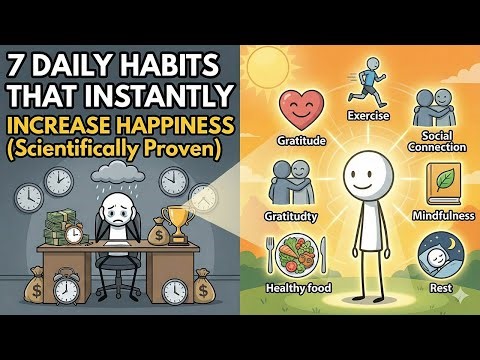 7 Daily Habits That Instantly Increase Happiness (Scientifically Proven)