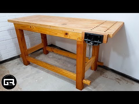 MESA de CARPINTERO DESARMABLE / WOOD WORKBENCH BUILD