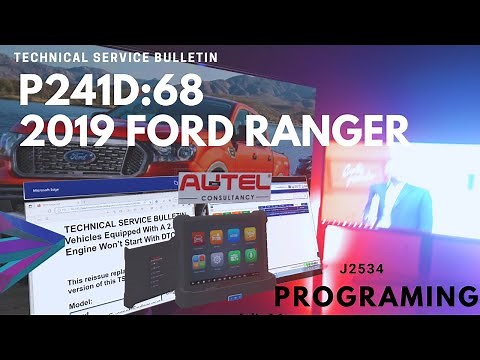 TSB P241D - Ford Ranger 2019 PCM Programming With FDRS