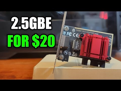 Is This $20 2.5Gbe PCIe Network Card Any Good? - 2.5GBase-T PCIe Network Adapter RTL8125 Review