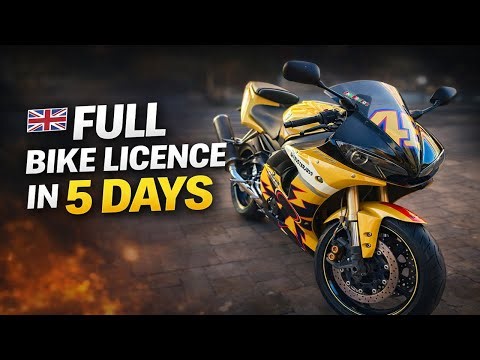 Full Motorbike Licence in 5 Days | From Zero to Yamaha R6