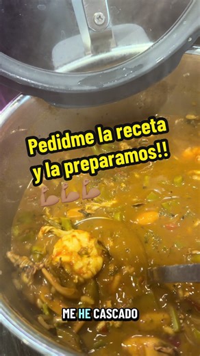 Arroz caldoso de mariscos fácil y rápido