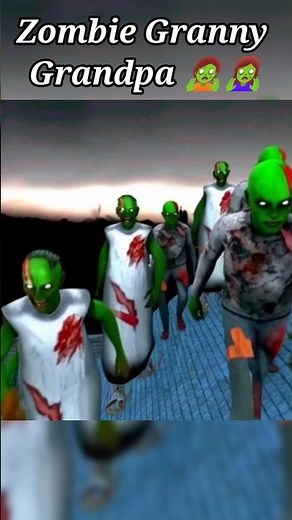 Granny ke ghar me Zombie 🧟‍♀️ Apocalypse😱🤯 #shorts