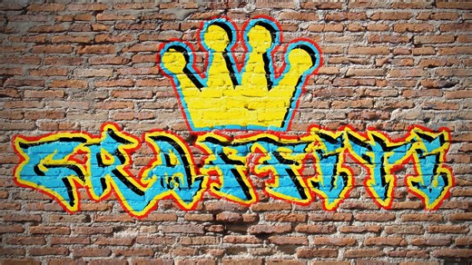 Photoshop tutorial: How to create the look of weathered, painted graffiti on a brick wall