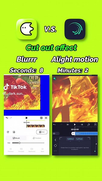 Blurrr Cutout; #blurrrapp #blurrrtutorial #blurrrcutout #amv #cutout #rotobrush