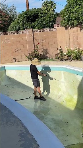 Pool plaster project diy first steps