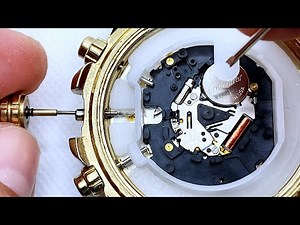 Armitron Watch How to remove the stem tutorial