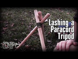Lashing a Paracord Tripod - DIY Outdoor Skill