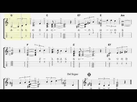 HokkaidoSkies | for UKULELE | 北国の青い空Am