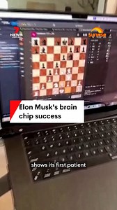 6.4K views · 37 reactions | A video from Elon Musk's brain chip company shows its first patient playing chess. #ElonMusk #brainchip #neuralink #7NEWS | 7NEWS Australia | Facebook