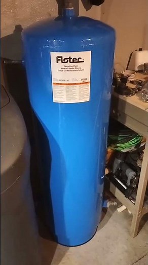 vertical flotec well tank installation #tankinstallation #plumberslife