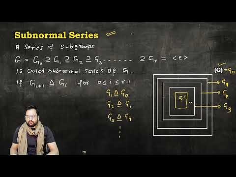 Normal & Subnormal Series