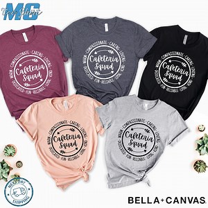 Cafeteria Squad Shirt: Funny School Lunch Crew Staff Tee - Etsy