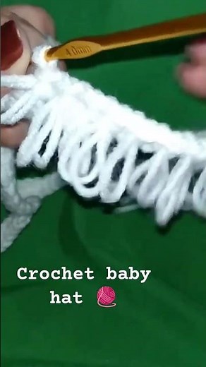 Crochet baby hat tutorial