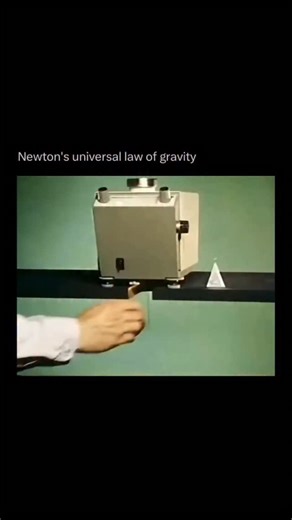 Physics Uncovered on Instagram: "Every object in the universe is pulling on every other object — all the time. Newton’s universal law of gravity states that the force between two objects depends on two things: their mass and the distance between them. The bigger the mass, the stronger the pull. The farther apart they are, the weaker that pull becomes — and it drops off fast, with distance squared. This single equation (write it in the comments) explains why apples fall, why the Moon orbits Earth