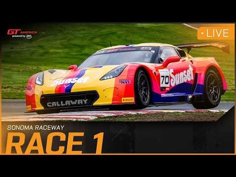 LIVE | Race 1 | Sonoma Raceway | GT America powered by AWS 2026