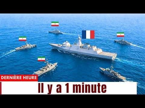 4 navires iraniens encerclent un navire français — énorme erreur !