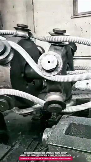 Steel Wire Rope Stranding Machine Producing 6–40 mm High-Strength Steel Cables