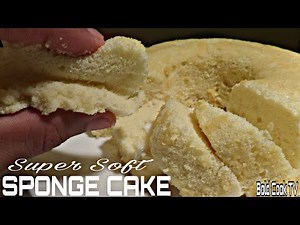 SUPER SOFT SPONGE CAKE RECIPE / VANILLA GENOISE SPONGE CAKE / PERFECT SPONGE CAKE / Bold Cook TV