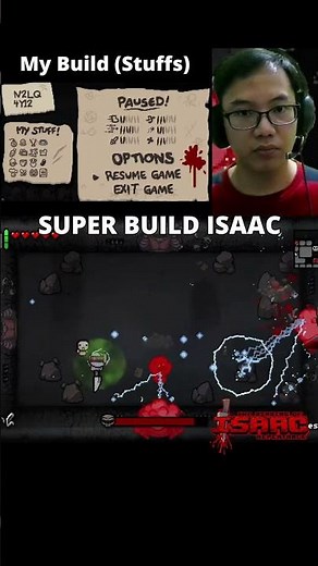 Binding of Isaac SUPER BUILD Fast WIN on Mom Boss Fight