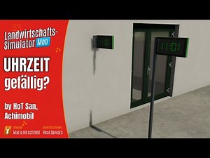 LS22 Mod / Klein aber Fein! Die Uhr ist ein echter Hingucker! // LS22 Mods