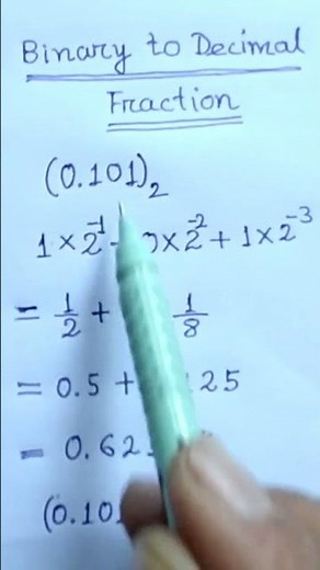 Binary Fraction to Decimal Convert