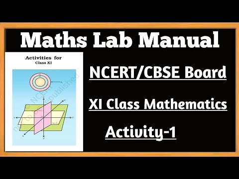 11th Class Ncert Lab Manual/CBSE Board Practical Handbook .Activity-1Solution